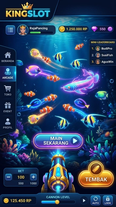 kingslot — cuplikan layar ringkas